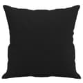 Miniatyrbillede 5 af 8: vidaXL pyntepuder 2 stk. 40x40 cm mikrofiberstof sort