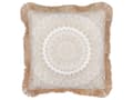 Miniatyrbillede 4 af 7: 2 puder Beige polyesterbetræk 45 x 45 cm Boho Print Dekorative kvaster Stueindretning
