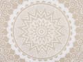 Miniatyrbillede 7 af 7: 2 puder Beige polyesterbetræk 45 x 45 cm Boho Print Dekorative kvaster Stueindretning