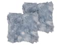 Miniatyrbillede 1 af 7: Pyntepuder Blå Polyester 45 x 45 cm Pelspuder Imiteret Lammeskind Puder til Stuen Design Sofapuder Tilbehør til Soveværelse Indretning
