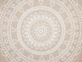 Miniatyrbillede 7 af 7: 2 puder Beige og Hvidt Polyesterbetræk 45 x 45 cm Boho Print Dekorative Kvaster Stueindretning