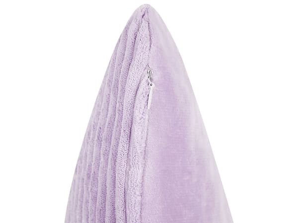 Koristetyyny violetti vakosametti 47 x 27 cm raidallinen kuvio moderni tyyli