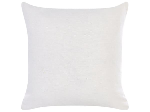 Koristetyyny valkoinen 45 x 10 x 45 cm puuvilla polyesteritäyte 2 kpl eläinkuvio neliö moderni