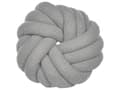 Miniatyrbillede 1 af 5: Knop Pude Grå Boucle 31 x 31 cm Tied-Up Plys dekorativ Moderne Stil