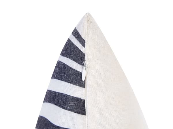 Sæt med 2 Pyntepuder Gult Dyretryk 45 x 45 cm Zebra Motiv Moderne Safari Decor