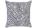 Miniatyrbillede 4 af 7: Sæt med 2 Dekorative Puder Sorte og Hvide Zebra Striber 45 x 45 cm Moderne Safari Decor