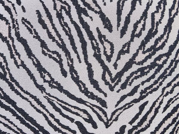 Sæt med 2 Dekorative Puder Sorte og Hvide Zebra Striber 45 x 45 cm Moderne Safari Decor