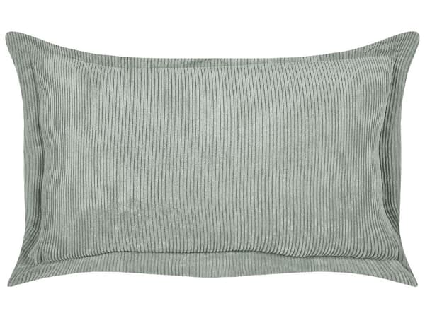 Sæt med 2 Lysegrønne Pyntepuder Fløjl 47 x 27 cm Moderne Traditionelle Stuepuder til Soveværelse