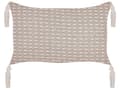 Miniatyrbillede 4 af 7: Gavlpuder Taupe Polyester Bomuld 25 x 45 cm Sæt af 2 Aflange Sofapuder med Kvaster Puder til Sengen Dekoration Pyntepuder Tilbehør Stuen