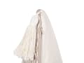 Miniatyrbillede 6 af 7: Gavlpuder Taupe Polyester Bomuld 25 x 45 cm Sæt af 2 Aflange Sofapuder med Kvaster Puder til Sengen Dekoration Pyntepuder Tilbehør Stuen