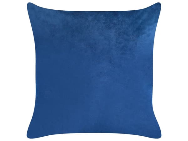 Koristetyyny sininen 45 x 10 x 45 cm sametti polyesteri 2 kpl kirjailtu mehiläiskuvio neliö moderni