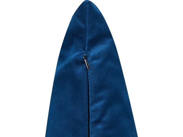 Koristetyyny sininen 45 x 10 x 45 cm sametti polyesteri 2 kpl kirjailtu mehiläiskuvio neliö moderni