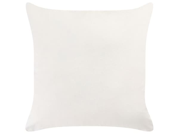 Koristetyyny oranssi musta 45 x 10 x 45 cm polyesteri puuvilla pellava 2 kpl lehtikuvio moderni