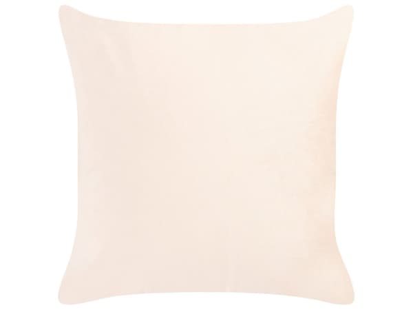 Koristetyyny beige 45 x 10 x 45 cm sametti polyesteri 2 kpl hopeat korosteet neliö moderni