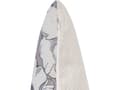 Miniatyrbillede 6 af 7: Pyntepude Grå Off White Polyester 45 x 45 cm Sæt af 2 Moderne Sofapuder med Blomster Flotte Puder til Stuen og Sengen Dekoration Tilbehør
