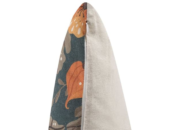 Pyntepude Grøn Multifarvet Polyester 45 x 45 cm Sæt af 2 Moderne Sofapuder med Blomster Flotte Puder til Stuen og Sengen Dekoration Tilbehør