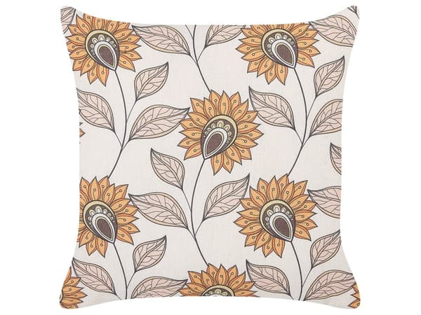 Koristetyyny monivärinen 45 x 10 x 45 cm polyesteri puuvilla pellava 2 kpl kukkakuvio neliö boho
