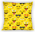 Miniatyrbild 1 av 2: Smiley dekorativt kuddskydd 40 x 40 cm
