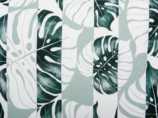 Ulkotyyny vihreä 45 x 45 cm polyesteri raidallinen lehtikuvio 2 kpl neliö vetoketjullinen moderni