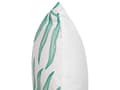 Miniatyrbillede 7 af 8: Udendørs Puder Beige Grøn Polyester 45 x 45 cm Firkantede Udendørspuder til Havemøbler Palmeblade Mønster Vandtæt Design