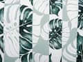 Miniatyrbillede 8 af 8: Udepude grøn 45 x 45 cm polyester stribet bladmønster 2 stk firkantet med lynlås moderne