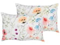 Miniatyrbillede 1 af 8: Udendørs pude flerfarvet 40 x 60 cm polyester blomstermønster 2 stk rektangulær med lynlås boho