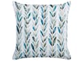 Miniatyrbillede 5 af 8: Udendørs Puder Hvid Grøn Polyester 45 x 45 cm Firkantede Udendørspuder til Havemøbler Bladmønster Vandtæt Design