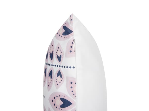 Udendørs Puder Multifarvet Polyester 45 x 45 cm Firkantede Udendørspuder til Havemøbler Bladmønster Vandtæt Design
