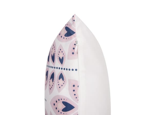 Udendørs Puder Multifarvet Polyester 40 x 60 cm Aflange Udendørspuder til Havemøbler Bladmønster Vandtæt Design