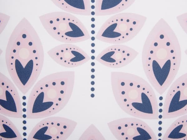 Udendørs Puder Multifarvet Polyester 40 x 60 cm Aflange Udendørspuder til Havemøbler Bladmønster Vandtæt Design