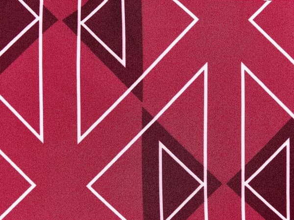 Udendørs hynde pink polyester 40 x 60 cm 2 stk geometrisk mønster rektangulær vandtæt moderne