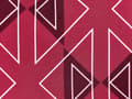 Miniatyrbillede 8 af 8: Udendørs hynde pink polyester 40 x 60 cm 2 stk geometrisk mønster rektangulær vandtæt moderne