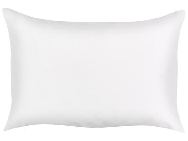 Udendørs hynde hvid/rosa polyester 40 x 60 cm 2 stk rektangulær vandtæt moderne