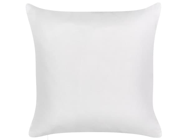 Udendørs hynde beige polyester bimønster 45 x 45 cm 2 stk firkantet vandtæt moderne
