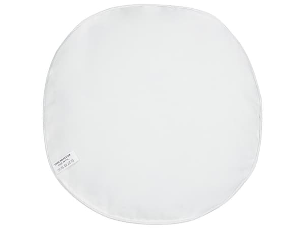 Ulkotyyny musta ⌀ 40 cm polyesteri printattu lintukuvio pyöreä moderni