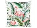 Miniatyrbillede 5 af 8: Udendørs Puder Multifarvet Polyester 45 x 45 cm Firkantede Udendørspuder til Havemøbler Flamingoer Vandtæt Design