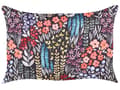 Miniatyrbillede 5 af 8: Udendørs Puder Multifarvet Polyester 40 x 60 cm Aflange Udendørspuder til Havemøbler Blomstermønster Vandtæt Design