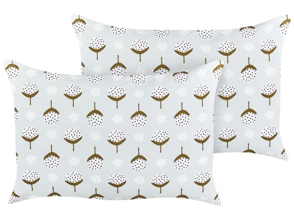 Udendørs Puder Multifarvet Polyester 40 x 60 cm Aflange Udendørspuder til Havemøbler Bomuldsplanter Vandtæt Design