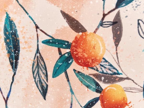 Udendørs Puder Multifarvet Polyester 45 x 45 cm Sæt af 2 Firkantede Udendørspuder til Havemøbler Nektariner Vandtæt Design