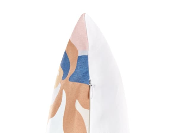 Udendørs Puder Multifarvet Polyester 40 x 60 cm Sæt af 2 Aflange Udendørspuder til Havemøbler Blomstermønster Vandtæt Design