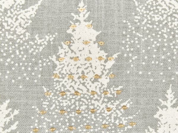 Sæt med 2 juletræspyntepuder grå 45 x 45 cm pull down-pudebetræk i bomuld med fyld til stue soveværelse