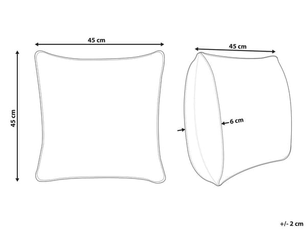 Pyntepude med juletræ hvid 45 x 45 cm pull down-pudebetræk i bomuld med fyld til stue og soveværelse