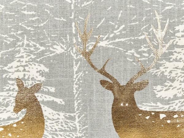 Koristetyyny harmaa 45 x 45 cm puuvilla 2 kpl painettu joulukuvio neliö vetoketjut moderni