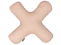 Miniatyrbillede 6 af 8: 2 pyntepuder bogstaver pink teddy stofpuder i form af bogstaver XO