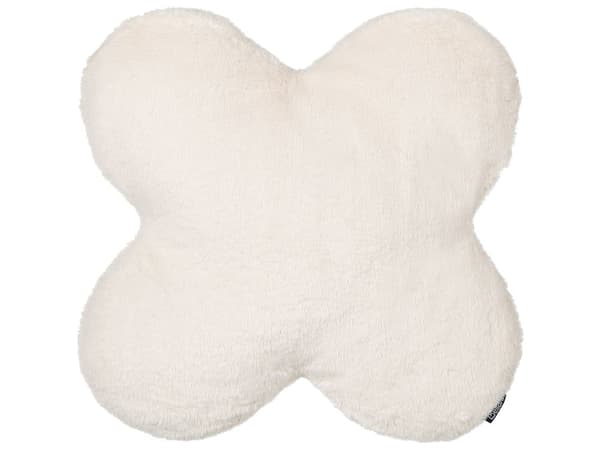 Sæt med 2 pyntepuder beige og lysebrun 54 x 54 cm pyntepude med blødt polyesterfyld til sovesofa moderne stil