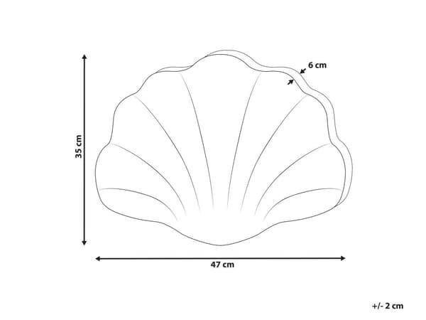 Dekorativ pude shell green emeraldavalour dekorativ pude marine stil til stuen plys blød
