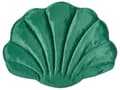Miniatyrbillede 1 af 5: Dekorativ pude shell green emeraldavalour dekorativ pude marine stil til stuen plys blød