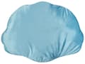 Miniatyrbillede 5 af 6: Sæt med 2 puder shell blue blå velour dekorativ pude marine stil til stuen plys blød