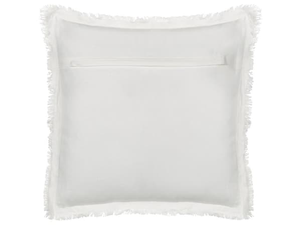 Koristetyyny valkoinen sininen 45 x 45 cm puuvilla 2 kpl hapsut kukkakuvio käsintehty boho