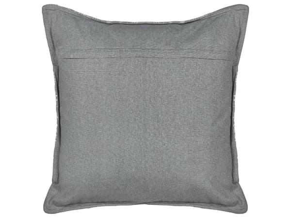 Koristetyyny harmaa 45 x 45 cm puuvilla 2 kpl geometrinen kuvio neliö käsintehty glamour